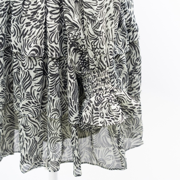 Cinq a Sept - Janelle Mini Ruffle Dress - Picture 12 of 16